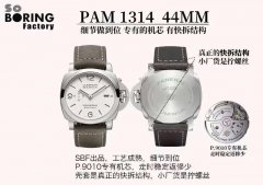 SBF厂沛纳海PAM1314顶级复刻表V2版本「会一眼假吗」深度评测